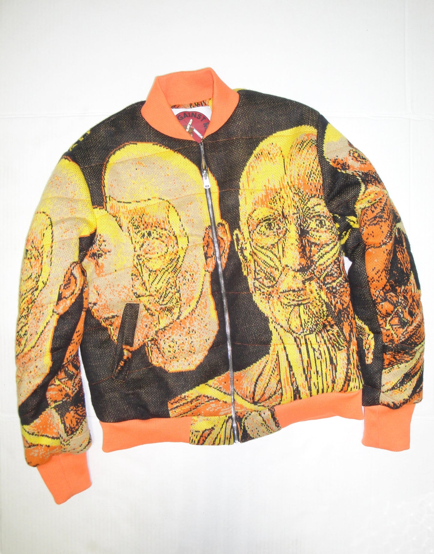 Transparency Knit Bomber