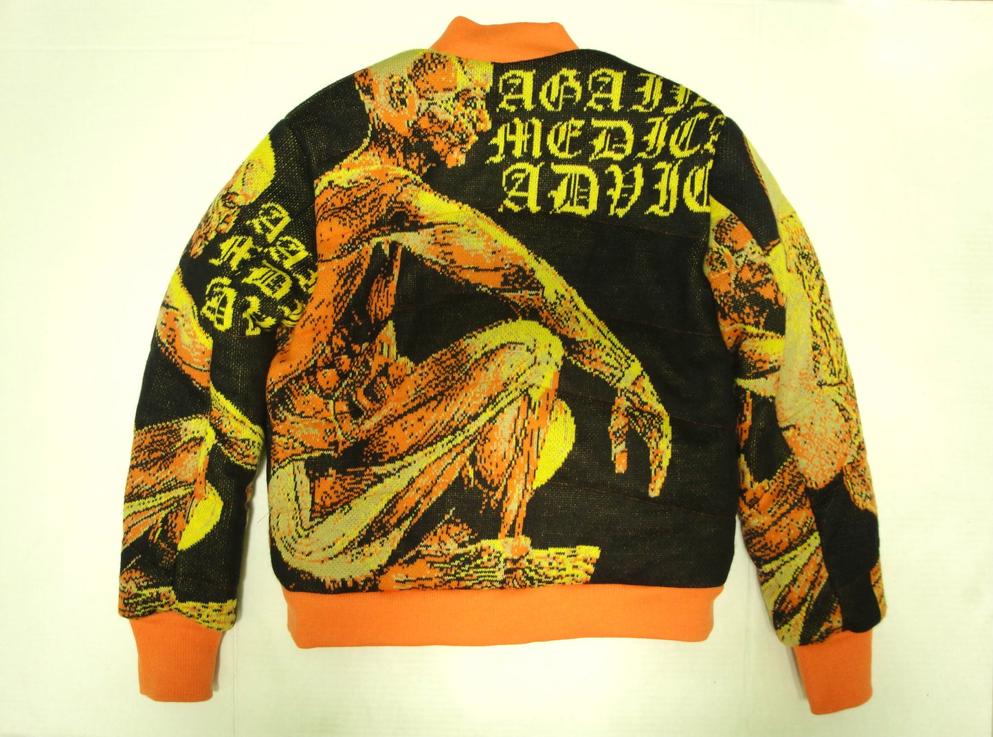 Transparency Knit Bomber