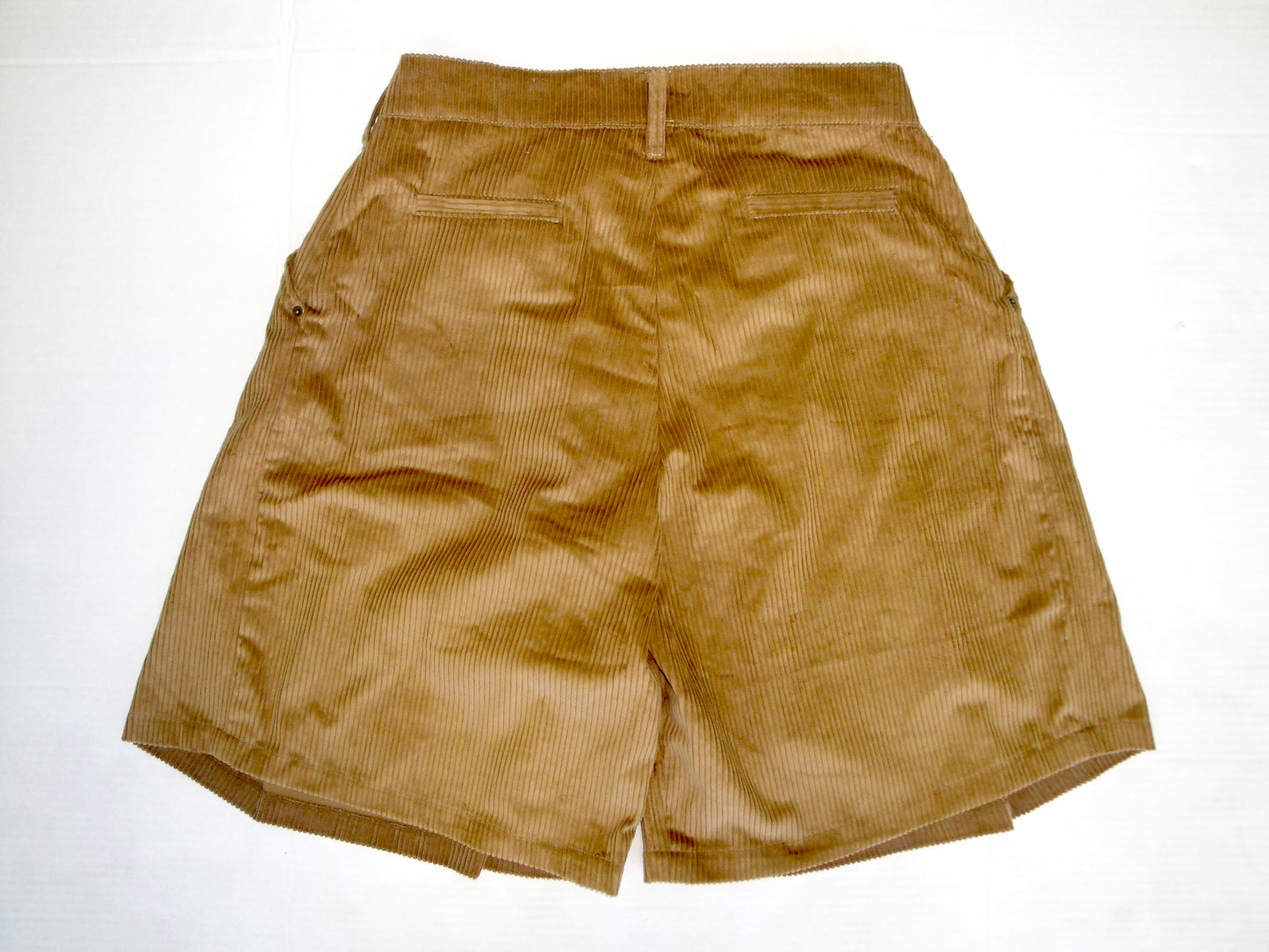 Khaki A-Line Pleated Short