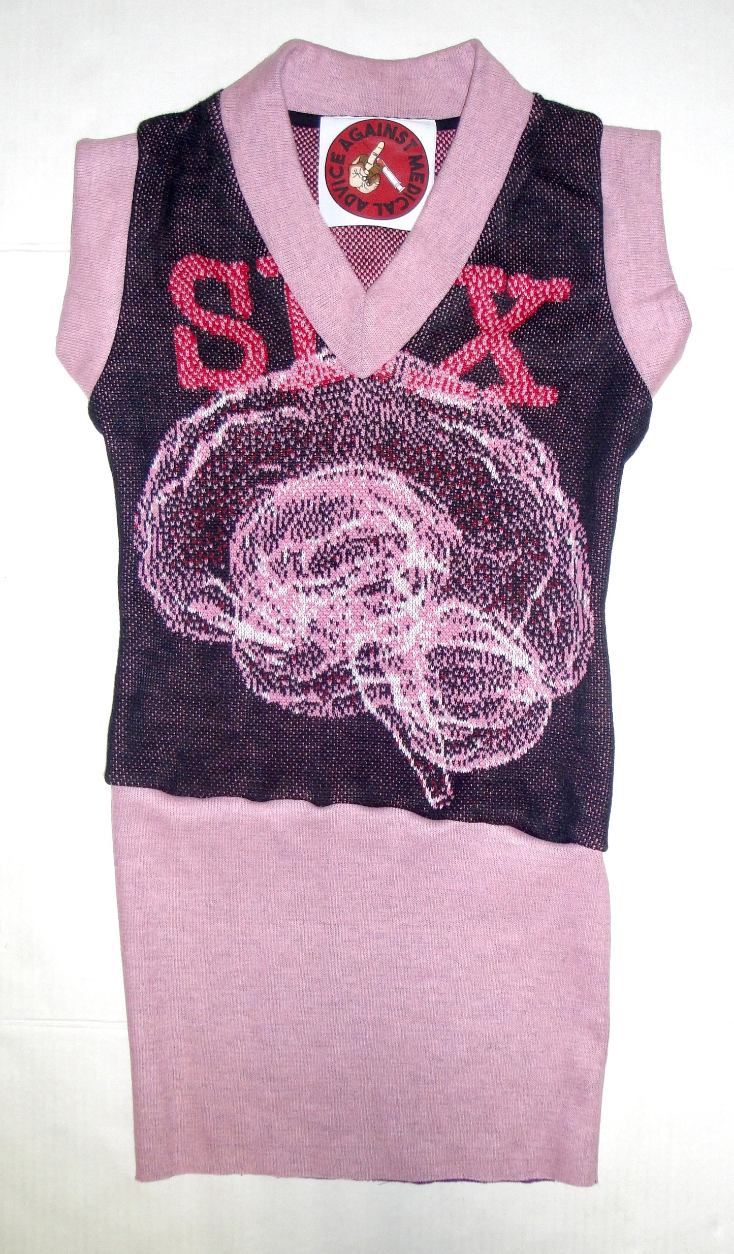 Sex Ed Knitted Vest Dress