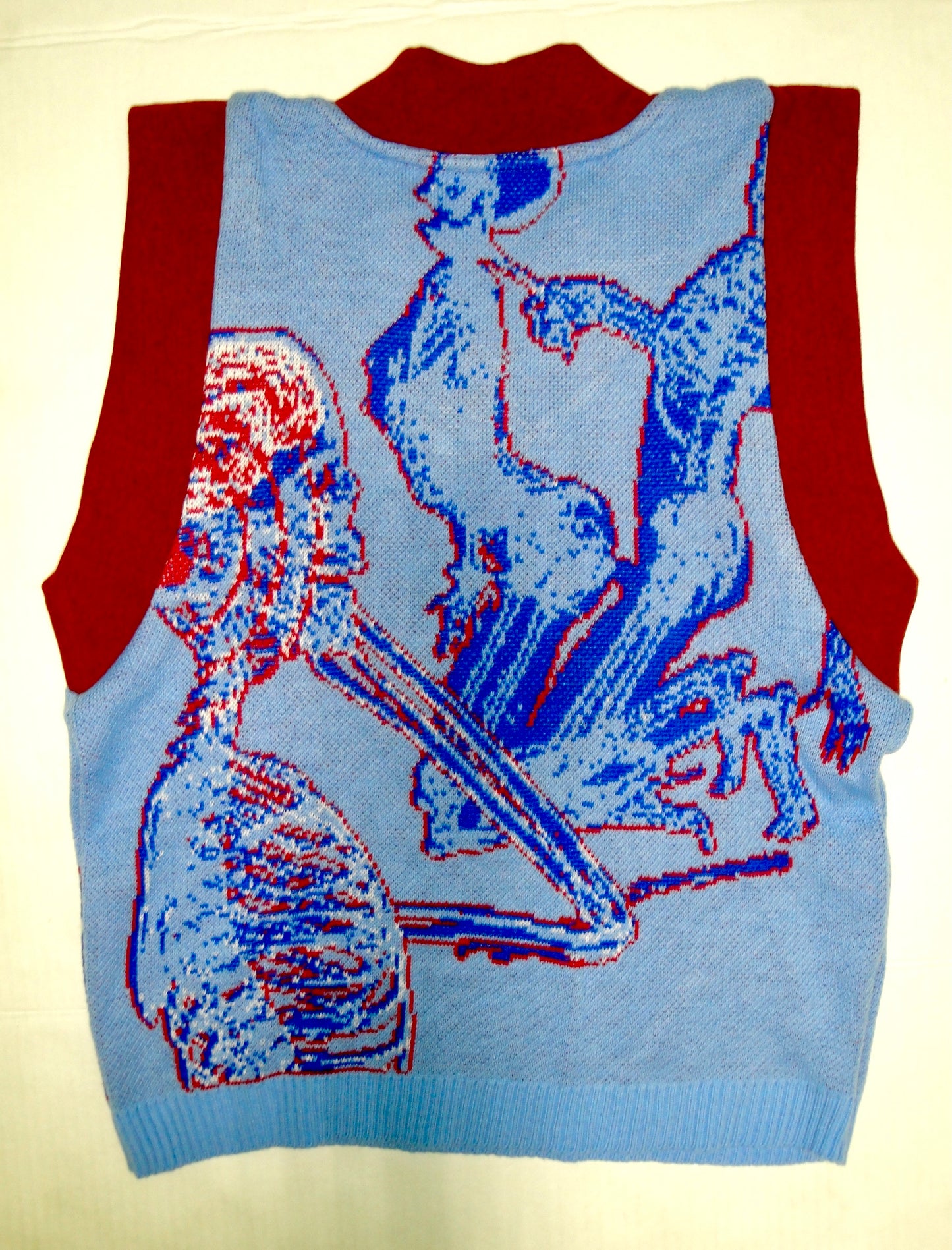 Pregnancy Scares Knitted Vest