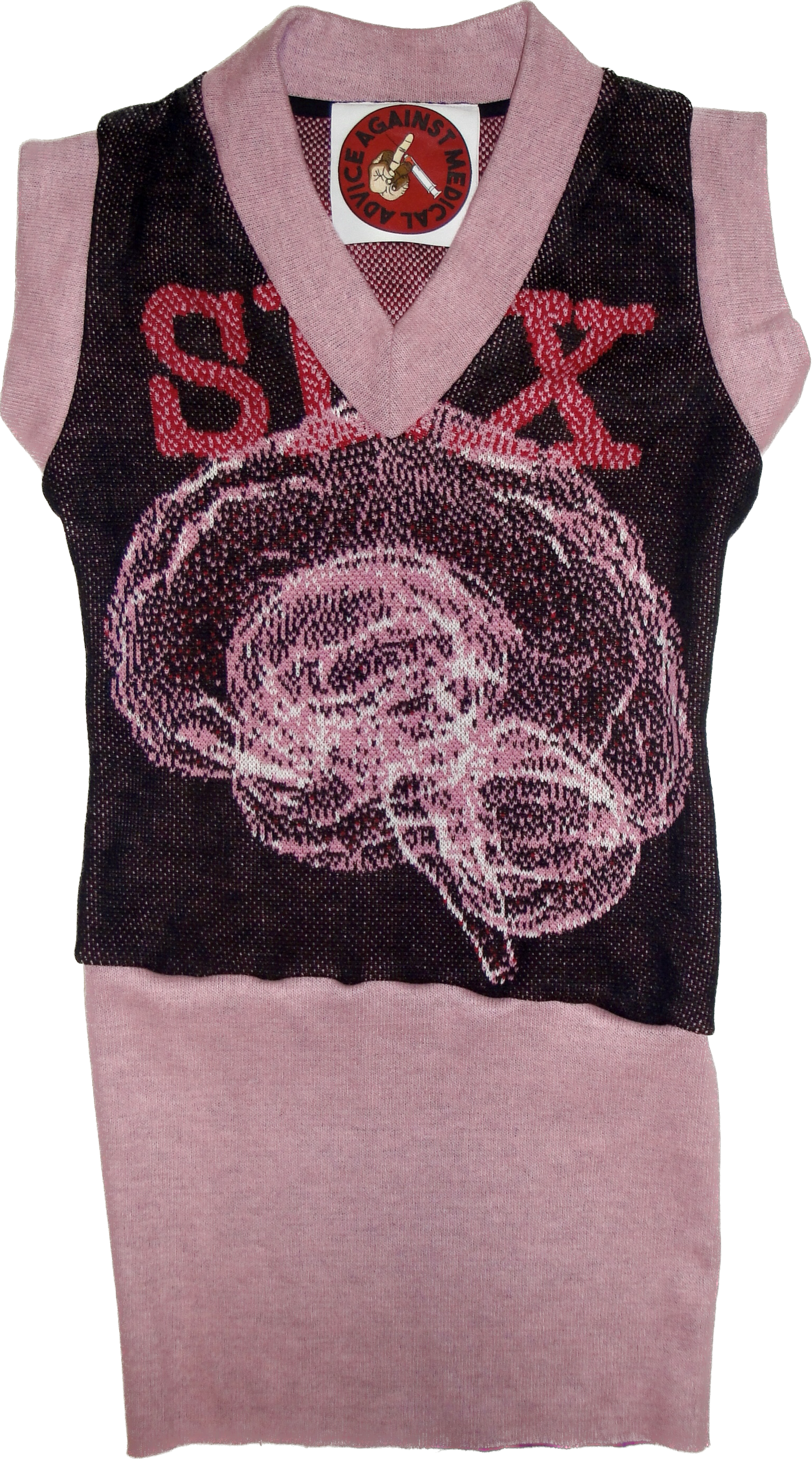 Sex Ed Knitted Vest Dress