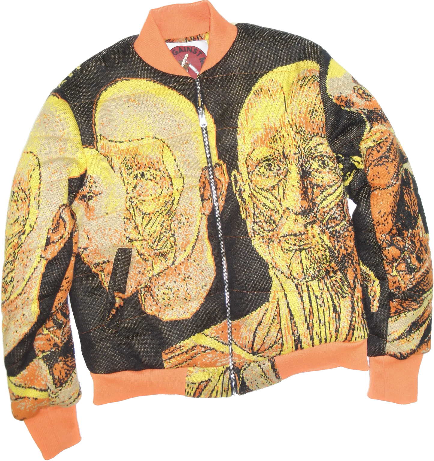 Transparency Knit Bomber