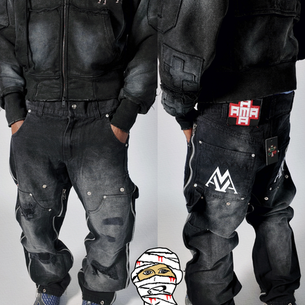 AMA Convertible Carpenter Destroyed Black