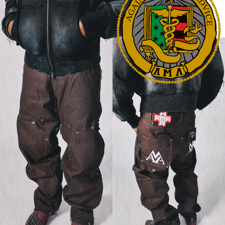 AMA Convertible Carpenter Doo Doo Denim