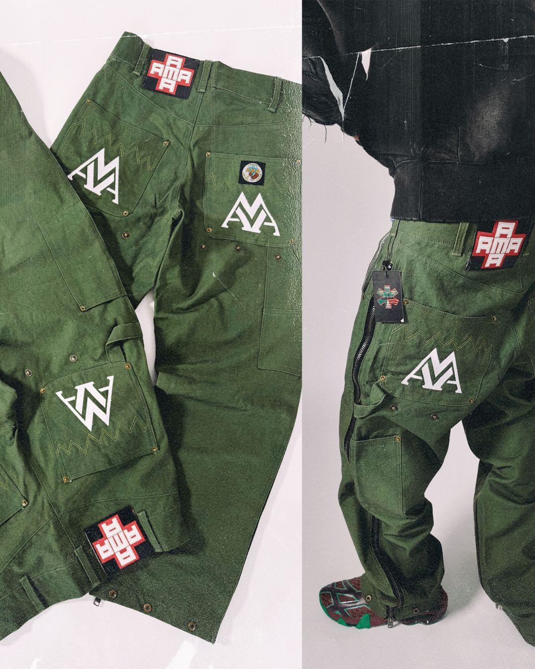 AMA Convertible Carpenter Army Medic Green