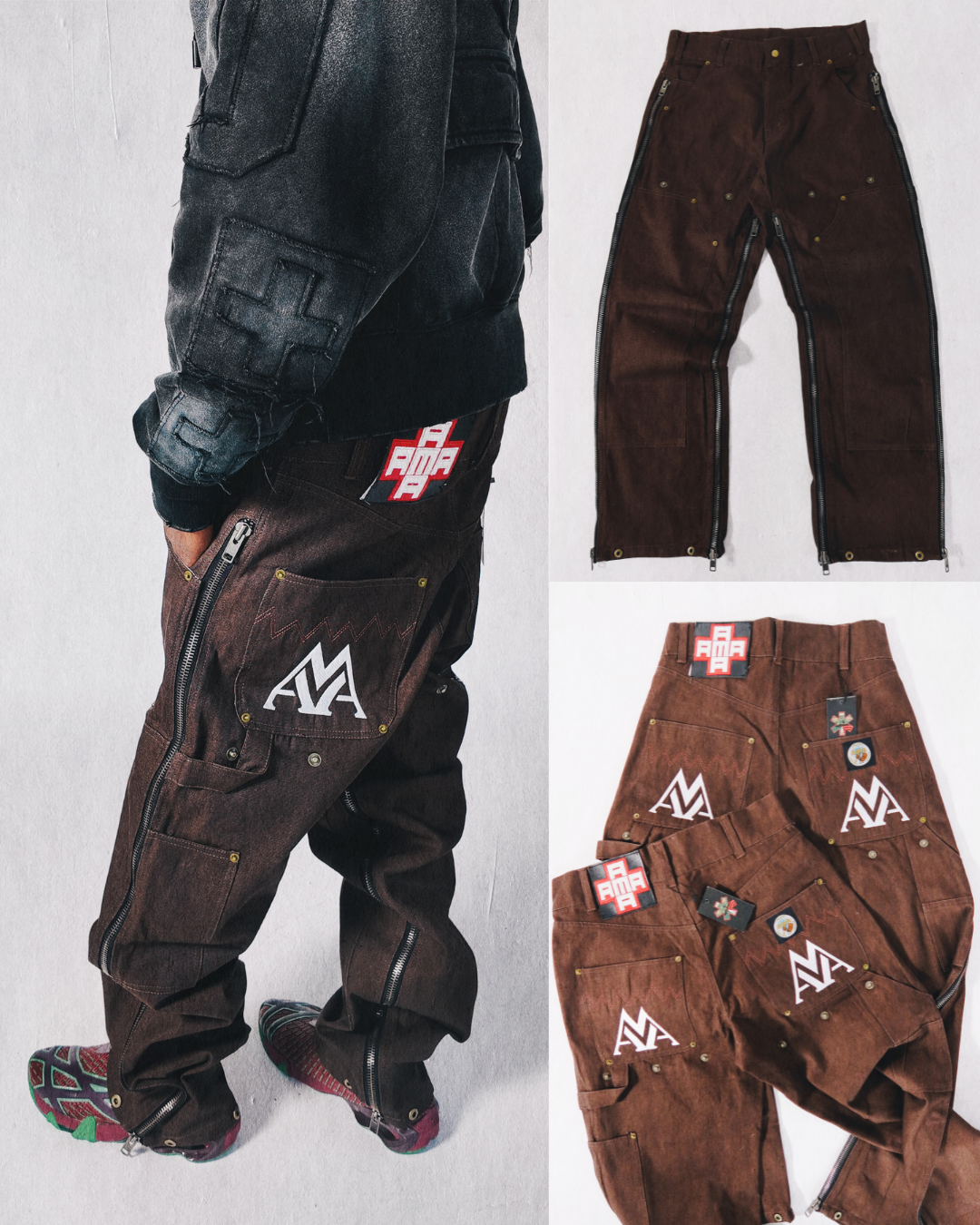 AMA Convertible Carpenter Doo Doo Denim