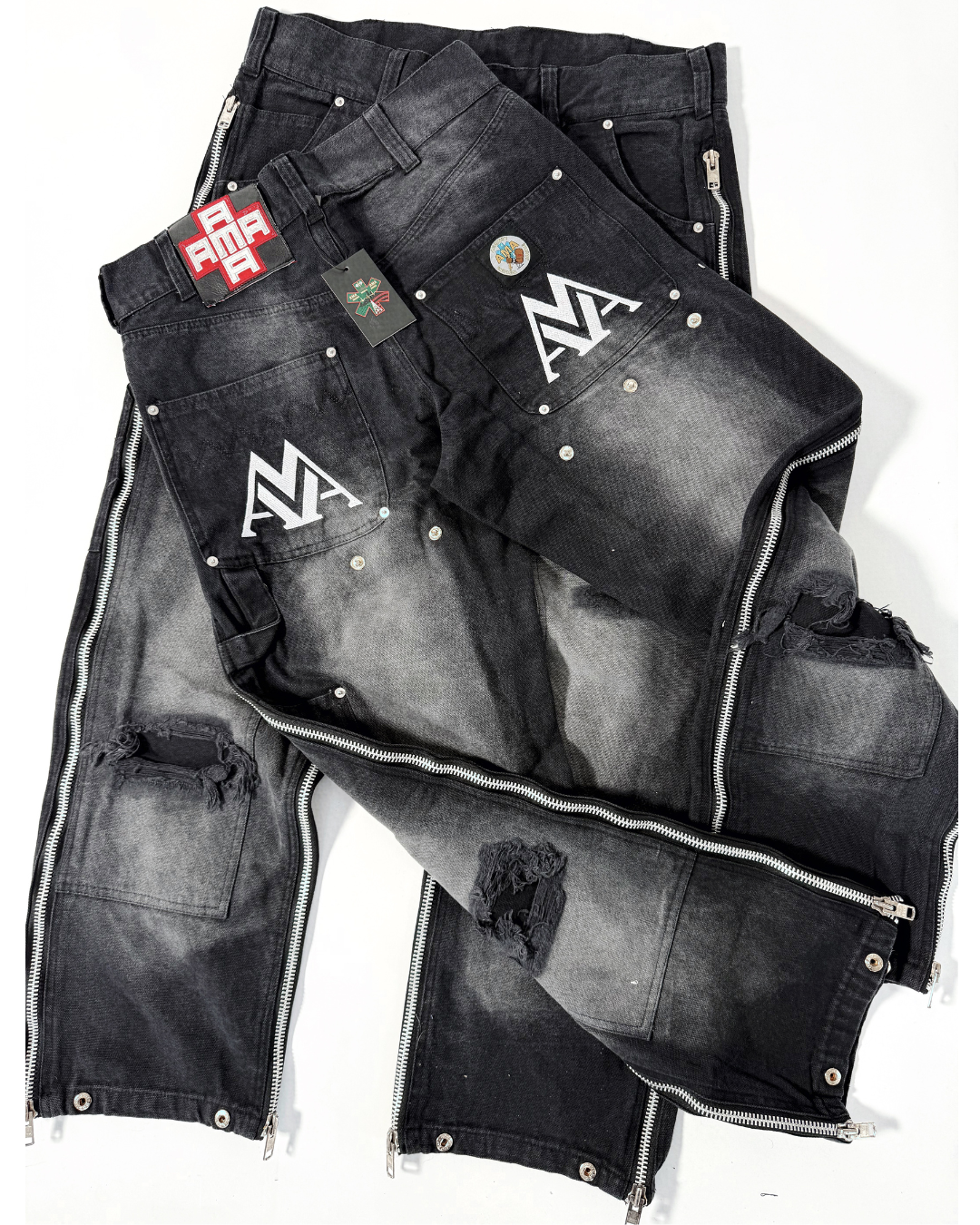 AMA Convertible Carpenter Destroyed Black