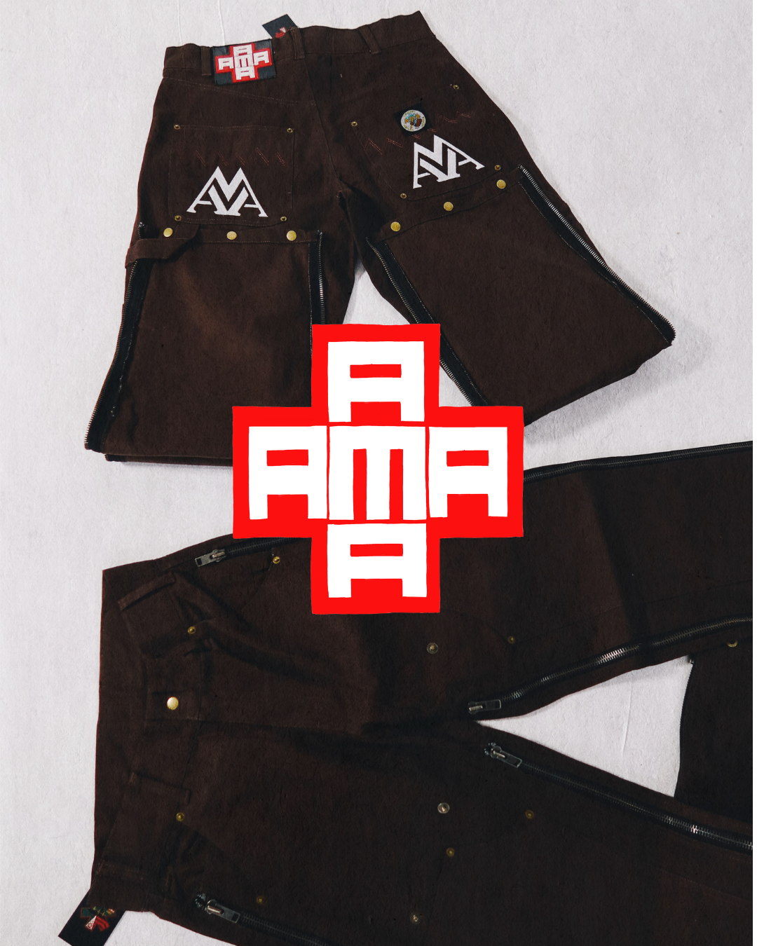 AMA Convertible Carpenter Doo Doo Denim