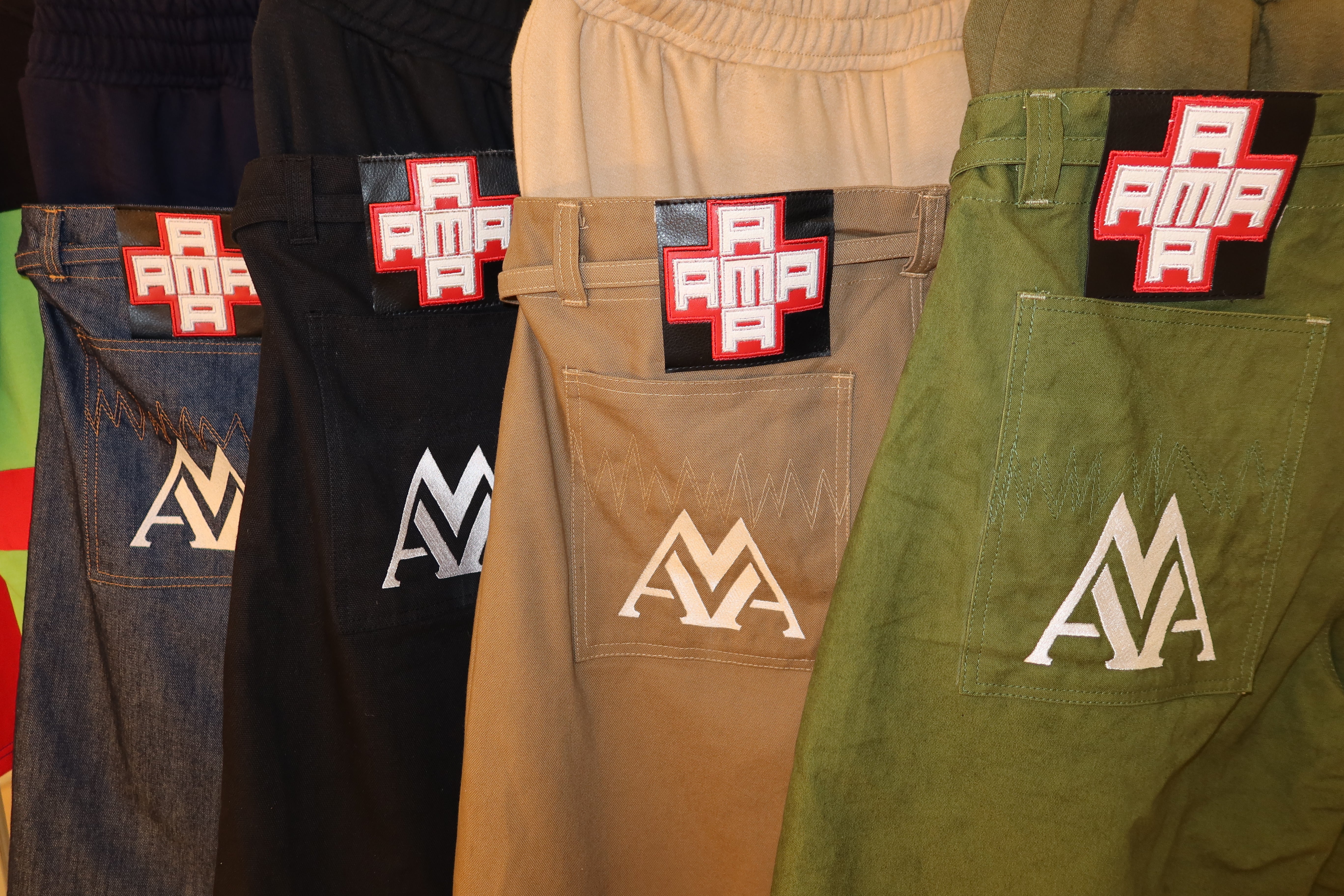 AMA Siamese Double Cargo Short Green