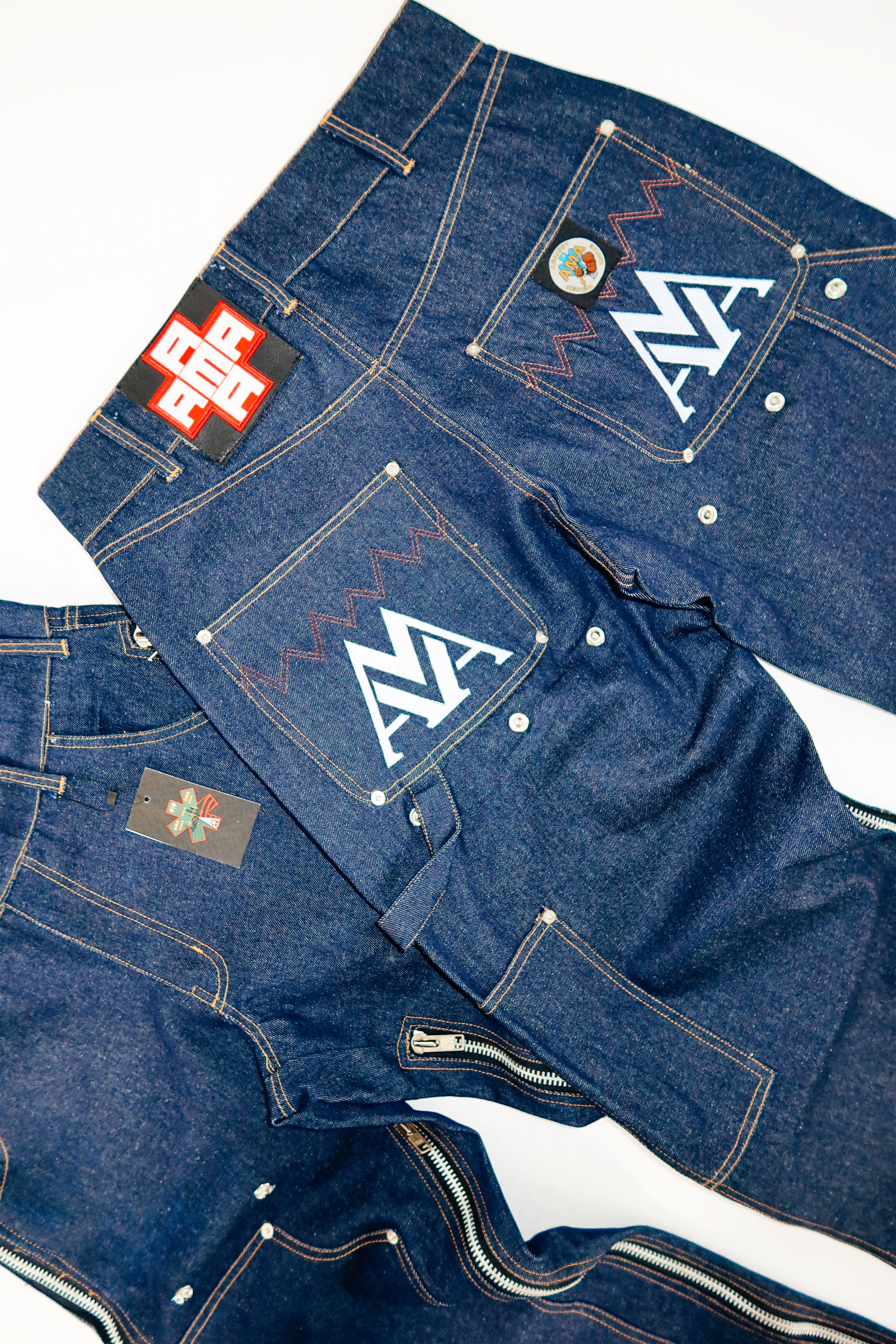 AMA Convertible Carpenter Raw Denim